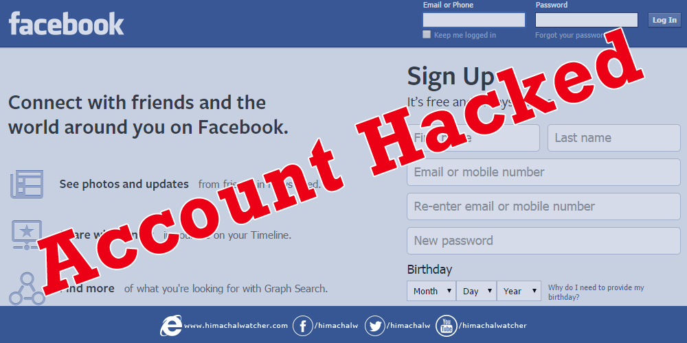 facebook-konto gehackt polizei