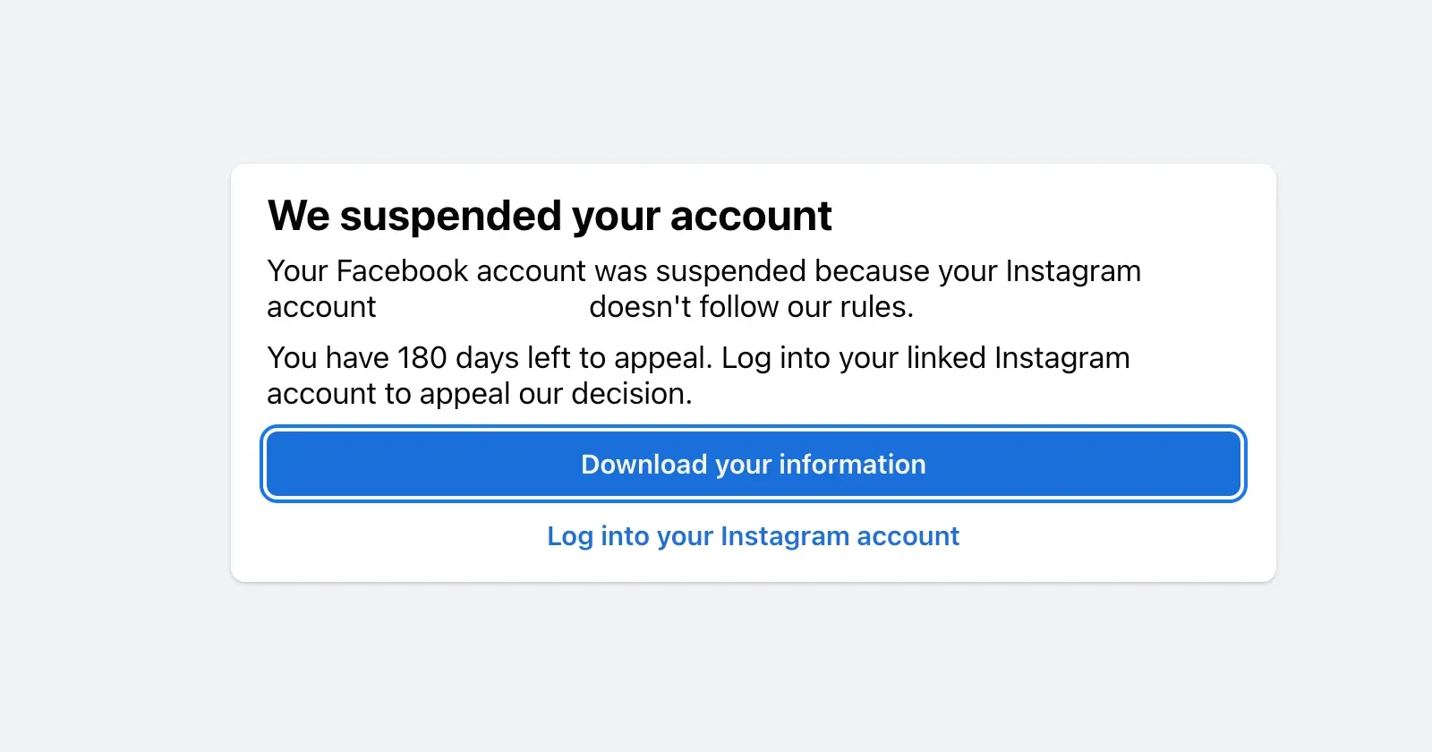 recover disabled Facebook account Europe